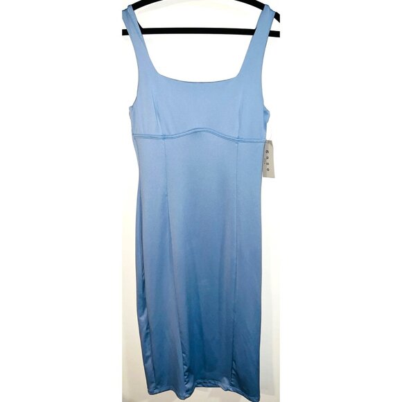 gaze Dresses & Skirts - Blue Gaze Sleeveless Bodycon Midi Dress Size Large  Womens Fashion